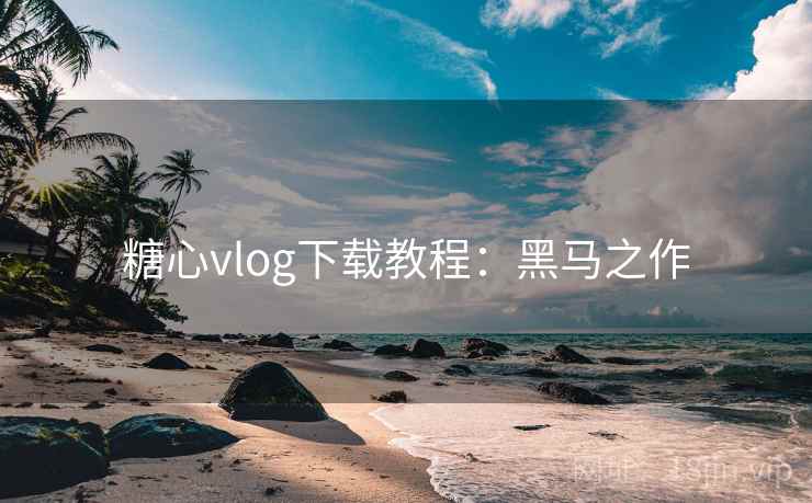 糖心vlog下载教程：黑马之作