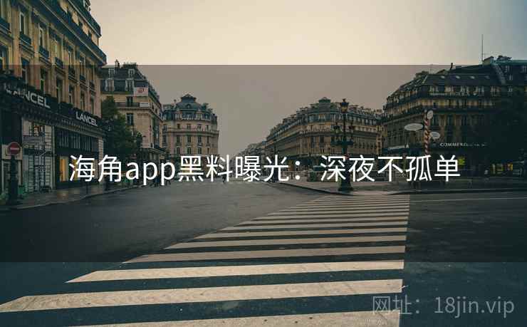 海角app黑料曝光：深夜不孤单